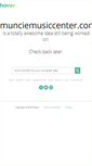 Mobile Screenshot of munciemusiccenter.com